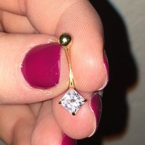 14K Solid Gold Navel Ring